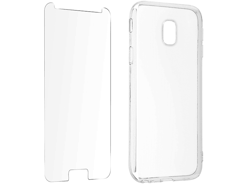 Set AVIZAR Galaxy J3 Series, Samsung, 2017, Transparent Backcover,