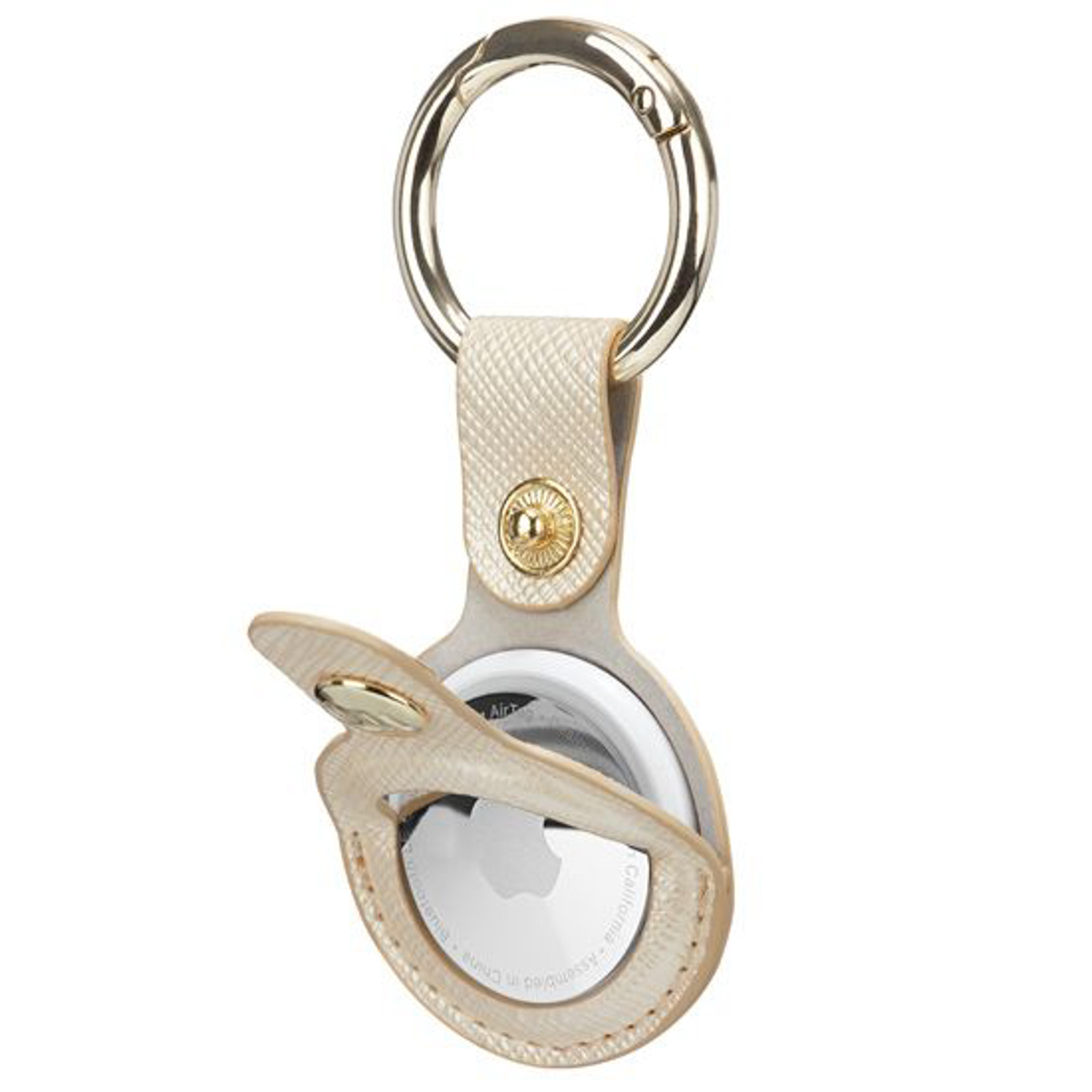 CASE-MATE Schlüsselanhänger mit Karabinerring Gold Schlüsselanhänger