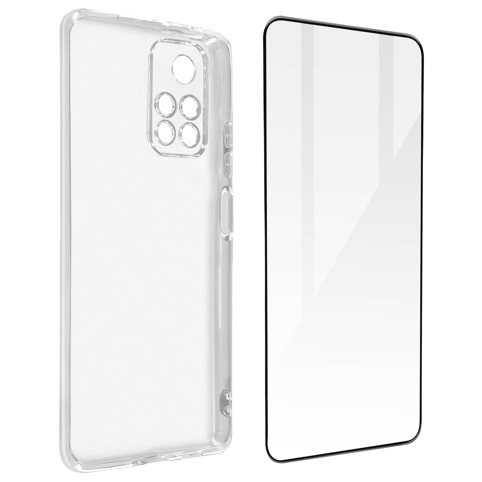 Series, Transparent Set AVIZAR Note 5G, 11S Xiaomi, Backcover, Redmi
