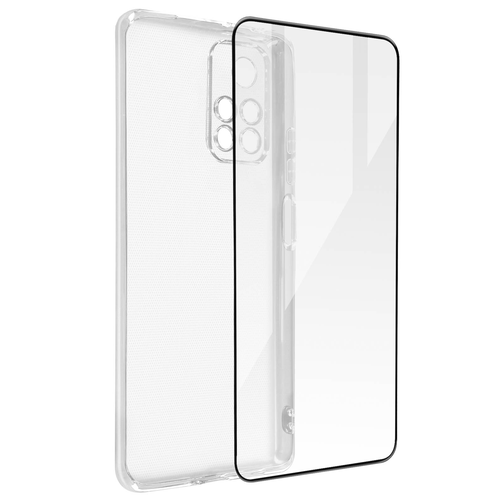 Backcover, AVIZAR 11S Set 5G, Series, Xiaomi, Transparent Note Redmi