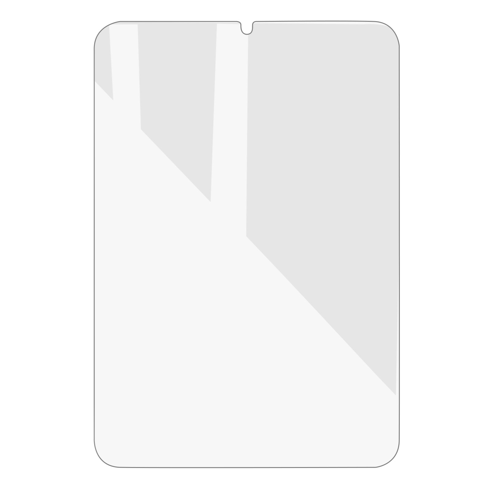 AVIZAR Gehärtetes Schutzfolie Apple mit Härtegrad Mini Glas-Folien(für 9H Glas 6 2021) iPad