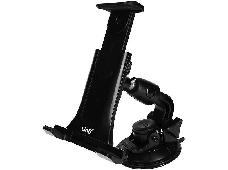LINQ Ausziehbare Autohalterung mit Saugnapf und verstellbarem Arm KFZ-Halterungen, Schwarz