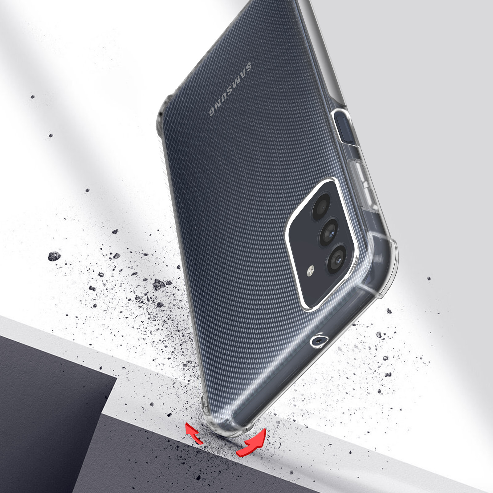 AVIZAR Prems Series, Galaxy 5G, Transparent M52 Samsung, Backcover
