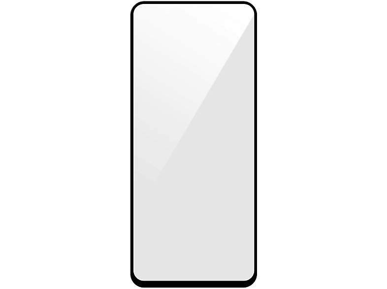 AVIZAR Gehärtetes Glas Schutzfolie mit 9H Härtegrad, Rand Schwarz Glas-Folien(für Motorola Moto E30)