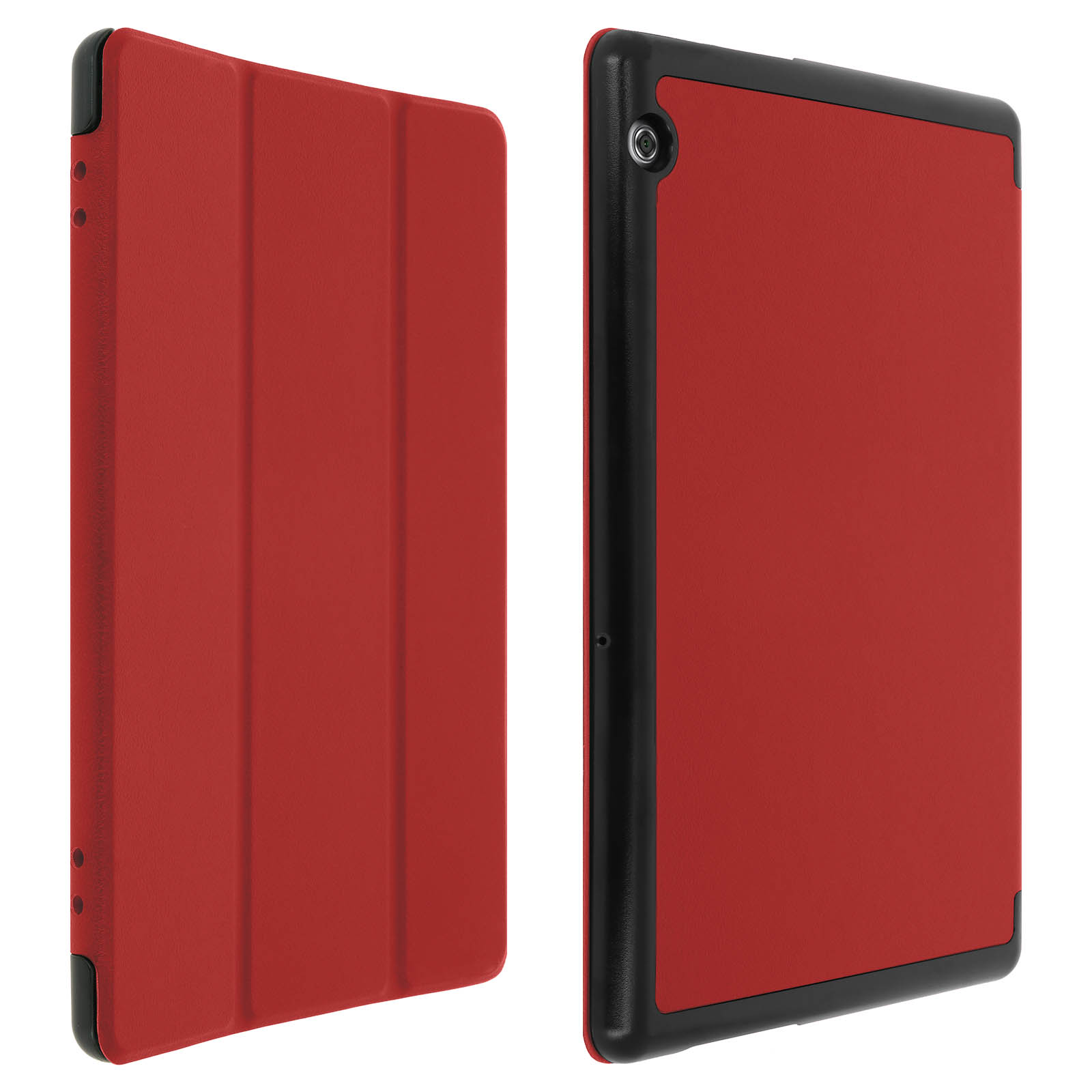 für Huawei Series Trifold AVIZAR Bookcover Etui Kunstleder, Rot