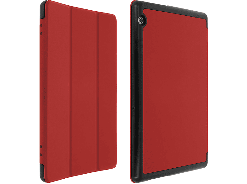 AVIZAR Trifold Series Etui Bookcover für Huawei Kunstleder, Rot