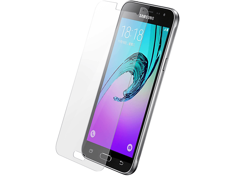 AVIZAR Gehärtetes Glas Schutzfolie Glas-Folien(für Galaxy Härtegrad Samsung J3) mit 9H
