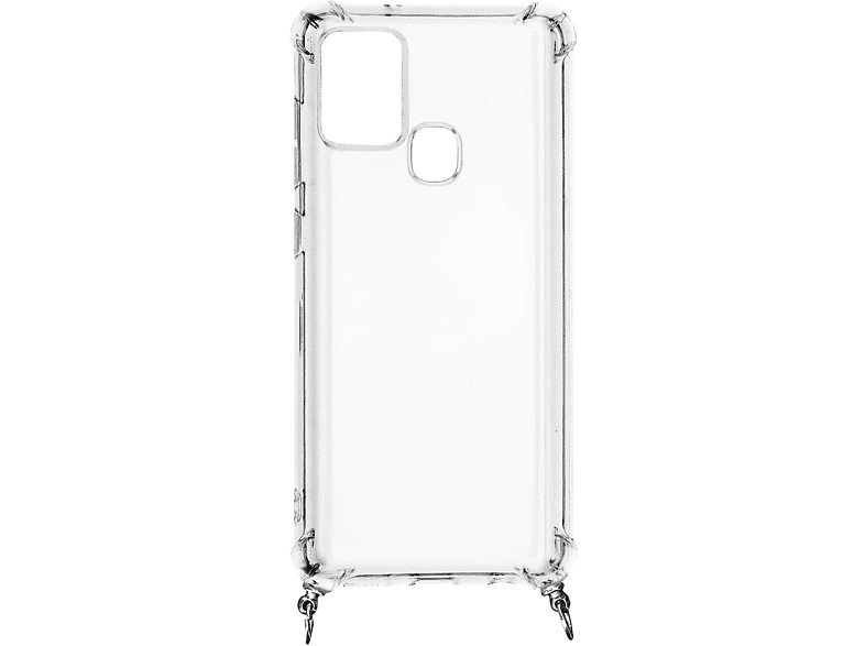 AVIZAR Rings Backcover, Samsung, Transparent Series, Galaxy A21s