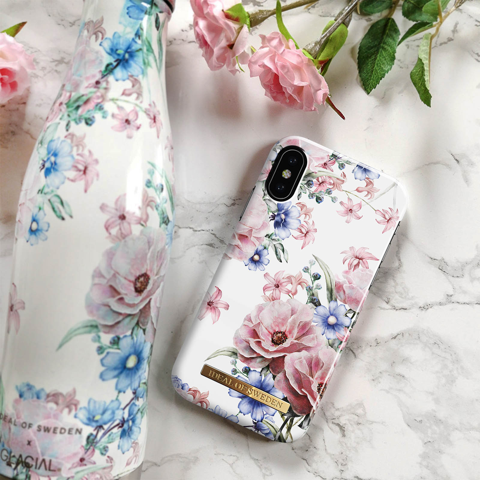 XS, Floral SWEDEN Series, Backcover, IDEAL iPhone Apple, OF Rosa Romance