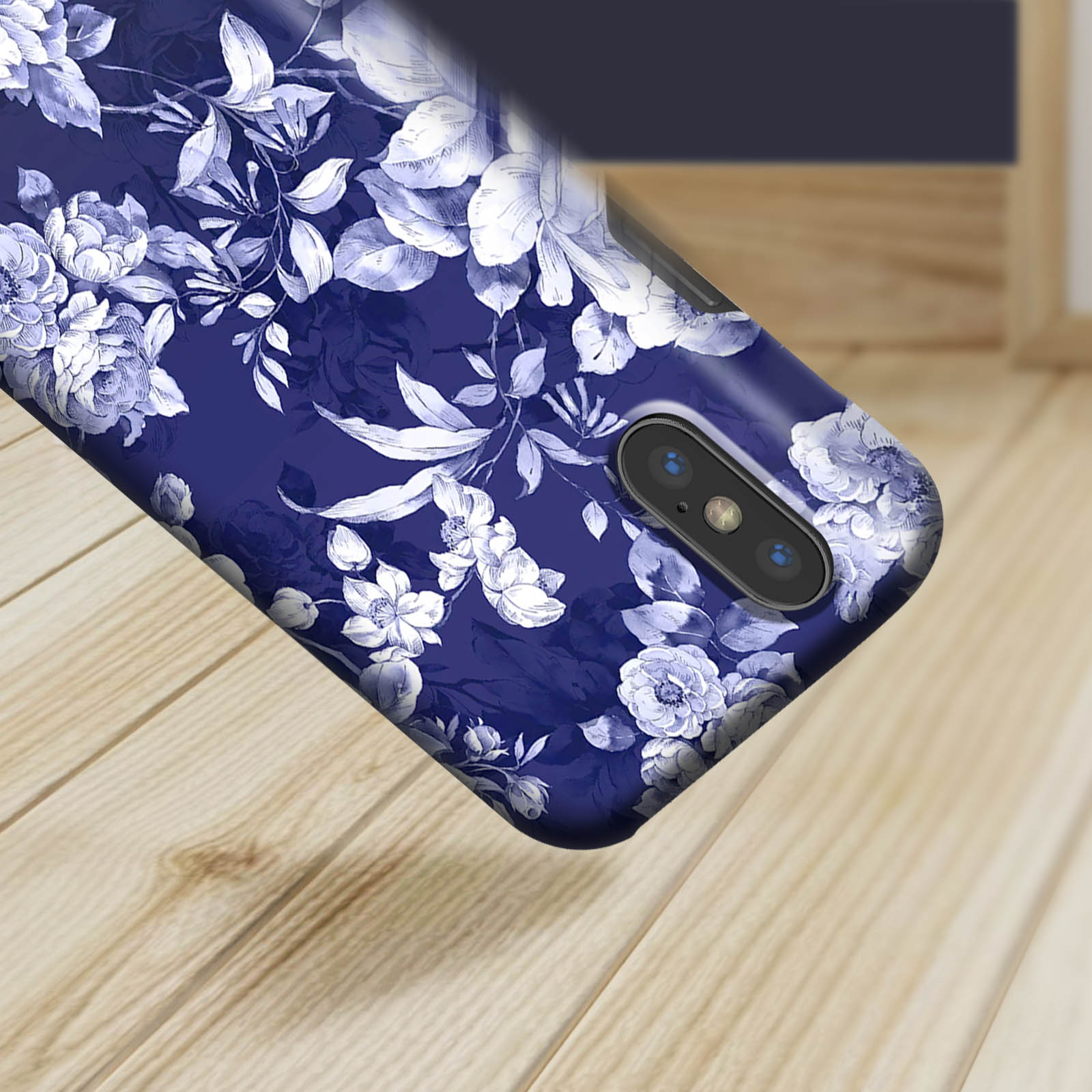 SWEDEN iPhone Bloom XS, OF Series, Blau Sailor Apple, Blue Hülle Backcover, IDEAL