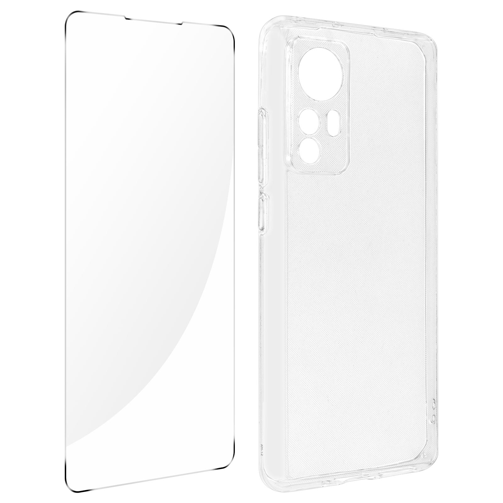 Backcover, AVIZAR Xiaomi Series, Xiaomi, Transparent Set 12X,