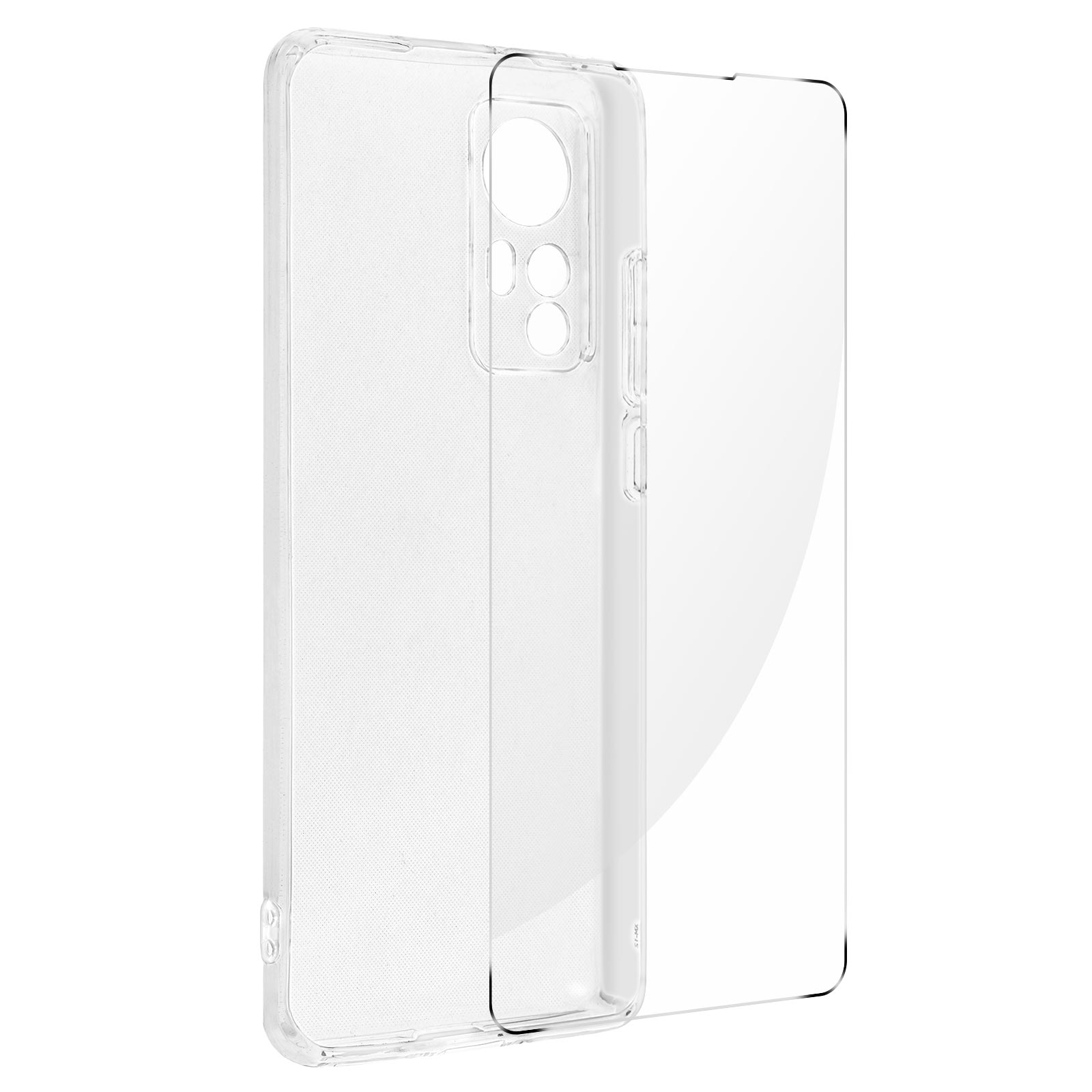 AVIZAR Set Series, Backcover, Xiaomi, 12X, Transparent Xiaomi