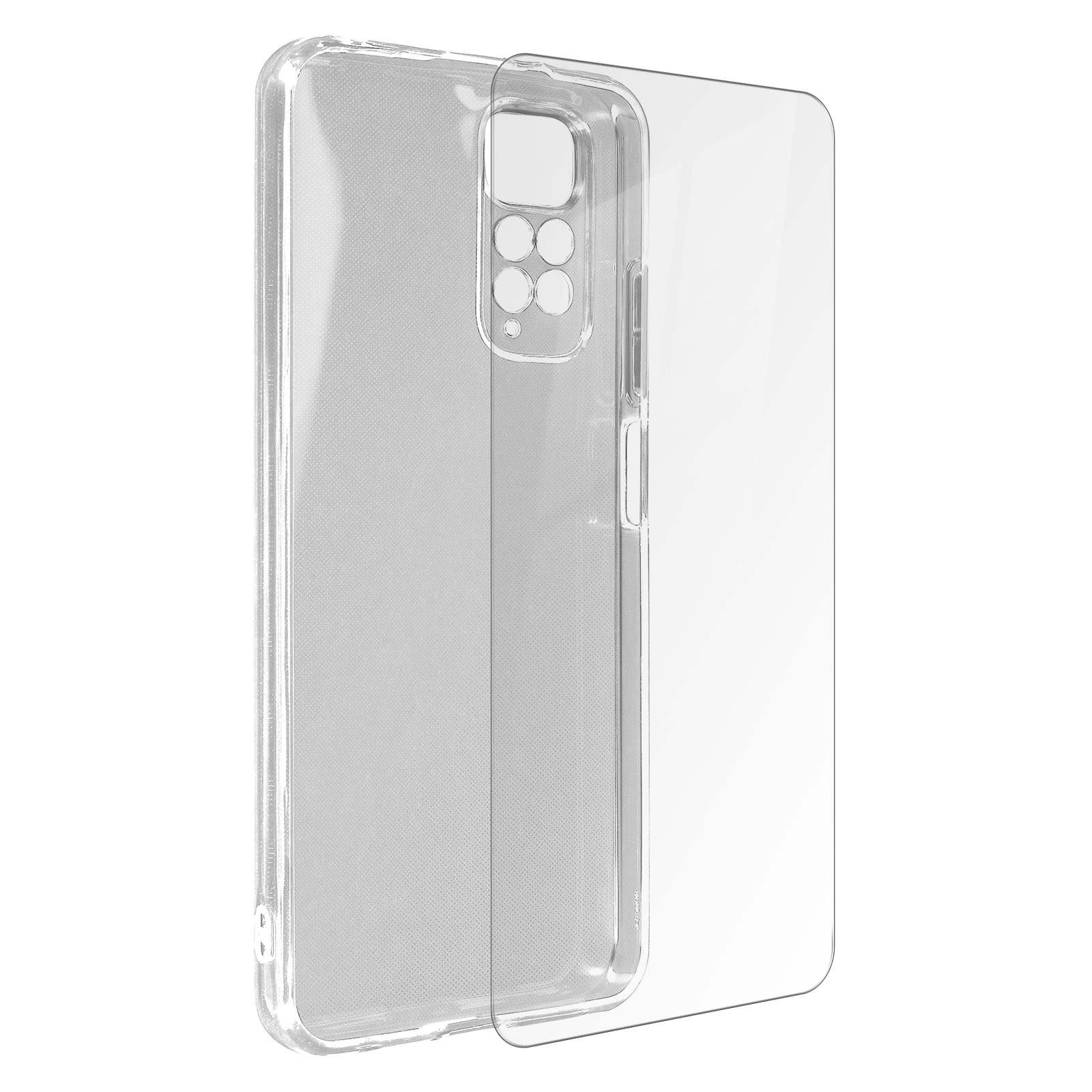 AVIZAR 360 Schutz, Folie Xiaomi, Note 11 5G, Series, Backcover, Hülle und Pro Redmi Transparent