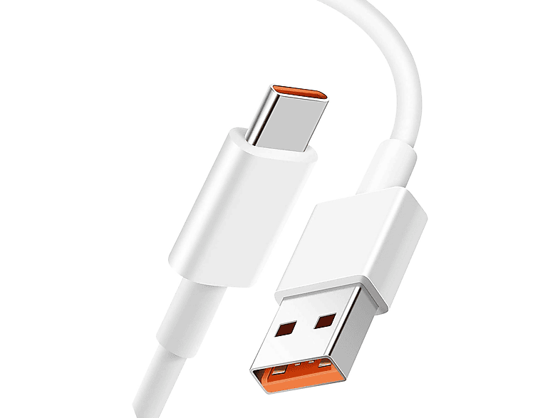 XIAOMI USB-A / USB-C, Ladekabel, 1 m, Weiß | SATURN