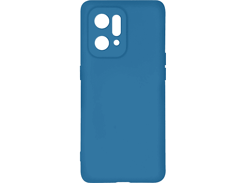 AVIZAR Soft Touch Handyhülle Series, Backcover, Oppo, Oppo Find X5, Blau