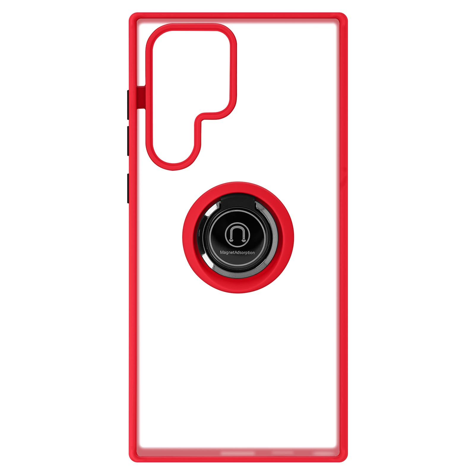 AVIZAR Handyhülle mit Rot Series, Ultra, S22 Backcover, Ring-Halterung Galaxy Samsung