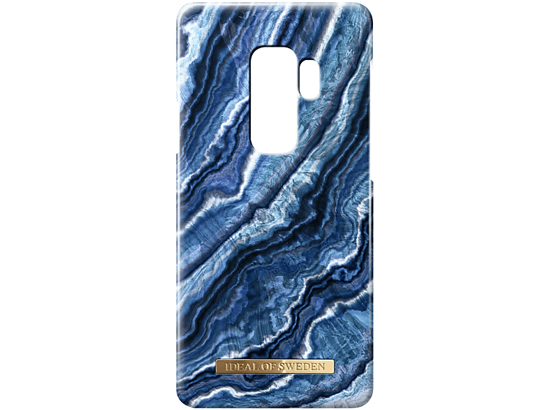 IDEAL OF SWEDEN Galaxy Blau Backcover, S9, Samsung, Series, Swirl Indigo