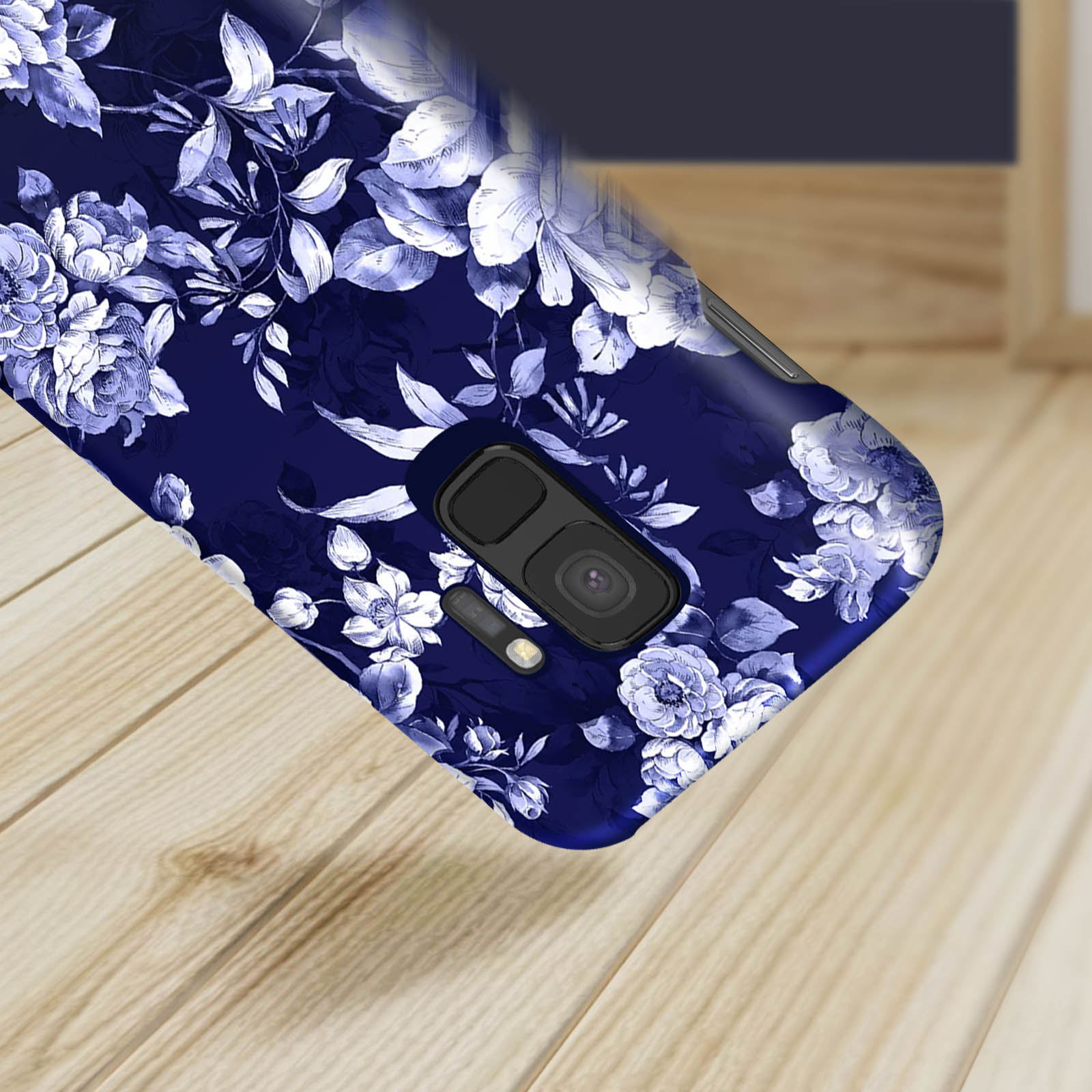 Blau Series, Hülle Bloom S9, Backcover, Sailor Samsung, IDEAL Galaxy SWEDEN Blue OF