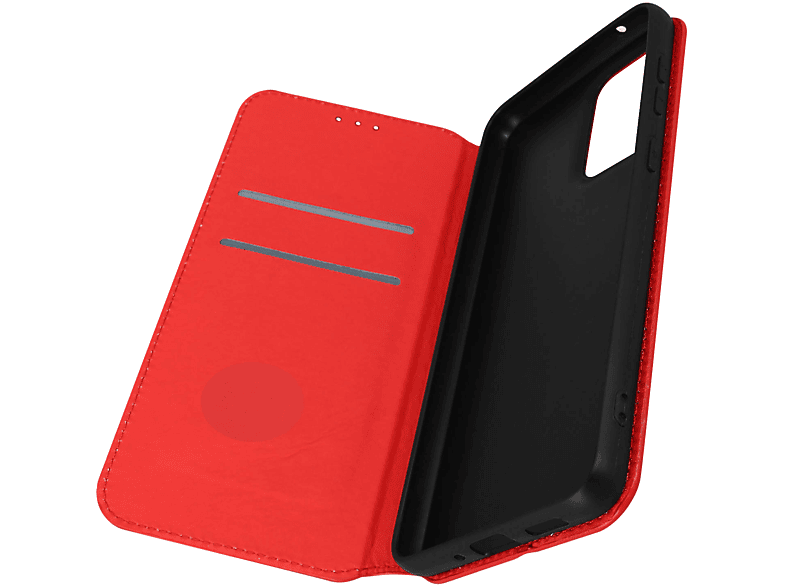 AVIZAR Classic Edition Klappetui Series, Bookcover, Samsung, Galaxy A33 5G, Rot