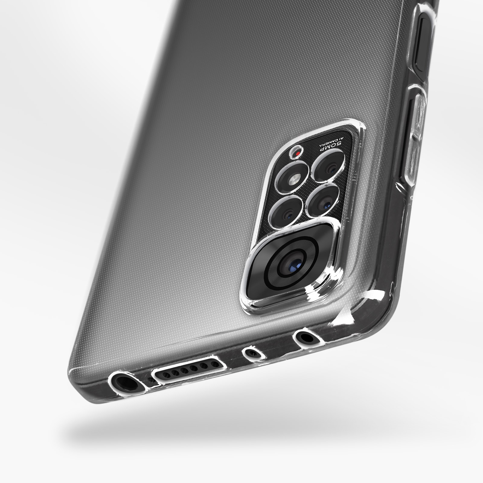 Redmi Pro 360 und Folie 5G, Xiaomi, Schutz, Backcover, 11 Series, Schwarz Hülle AVIZAR Note