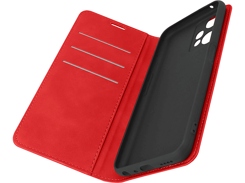 5G, 2 Lite Soft Nord CE Touch Series, Rot OnePlus, Kunstlederhülle AVIZAR Bookcover,