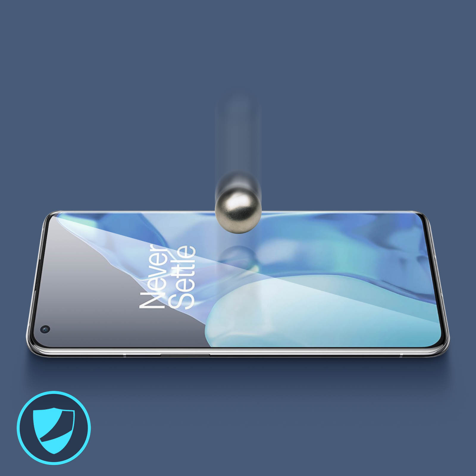 Glas Härtegrad, 9H Schwarz mit 5G) Glas-Folien(für OnePlus Pro AVIZAR Rand 10 Gehärtetes Schutzfolie