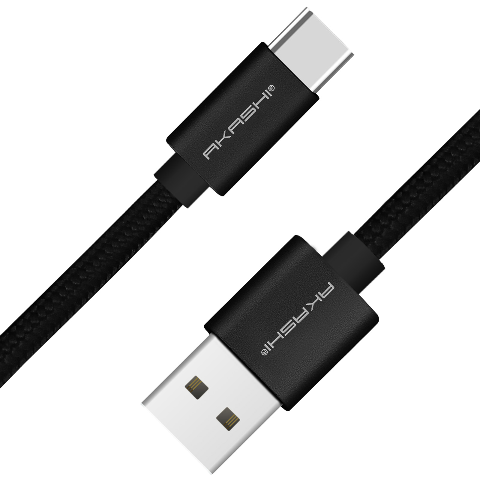 AKASHI Netzteil, 2.4A USB-C Universal, Netzteile Schwarz Wand-Ladegerät