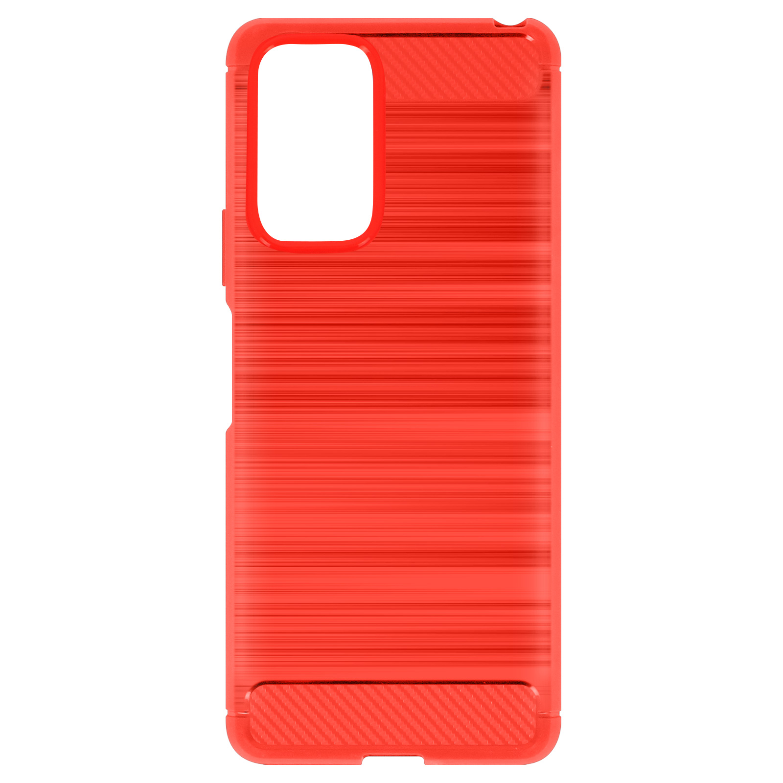 AVIZAR Carbrush Series, Backcover, Pro, Rot Xiaomi, Note Redmi 10