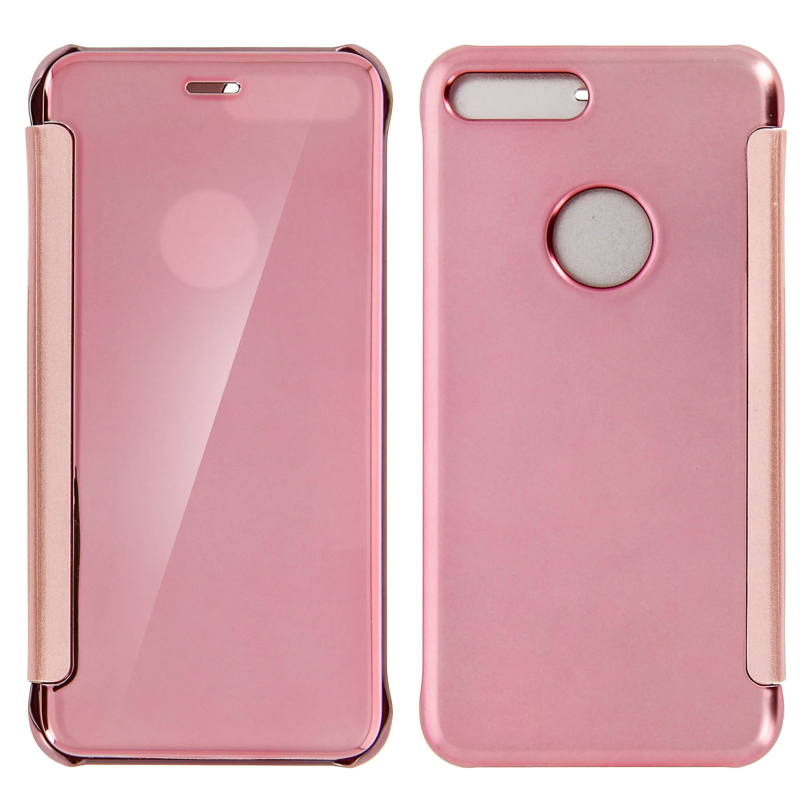 Spiegeleffekt 8 Apple, AVIZAR Series, Rosa Plus, iPhone Bookcover,