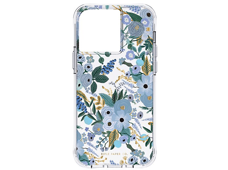 CASE-MATE Flower Series, Backcover, Apple, iPhone 13 Pro, Blau