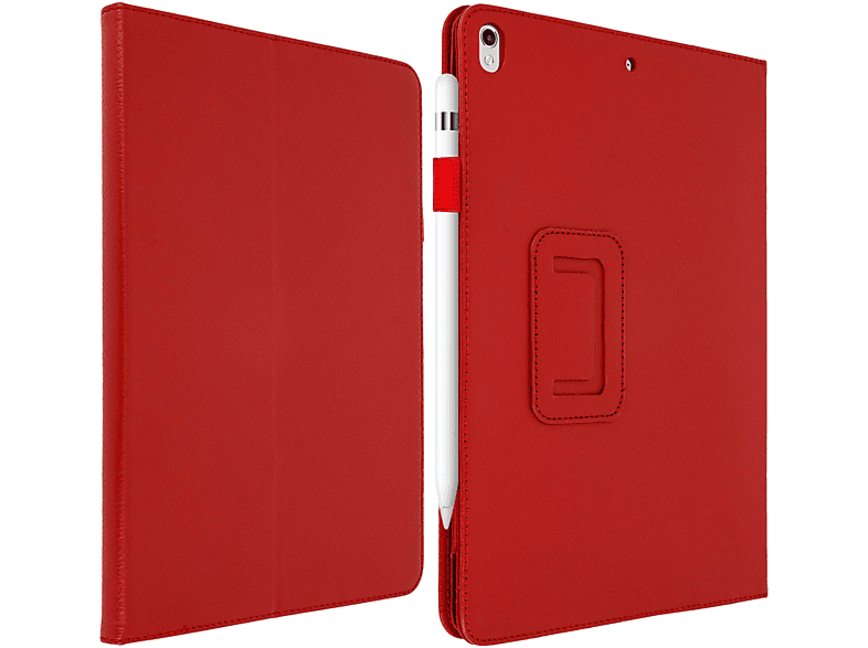 Kunstleder, für Etui Bookcover Apple AVIZAR Rot Series Stand