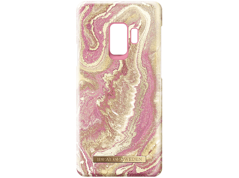 SWEDEN Blush S9, Series, Marble Samsung, Golden Backcover, Rosa Hülle IDEAL Galaxy OF