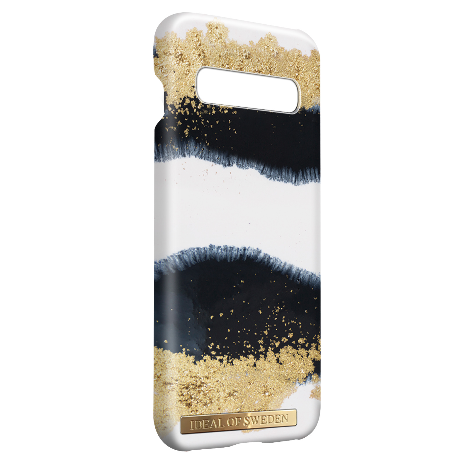 S10, SWEDEN Samsung, Gold IDEAL Licorice Gleaming Series, OF Backcover, Galaxy