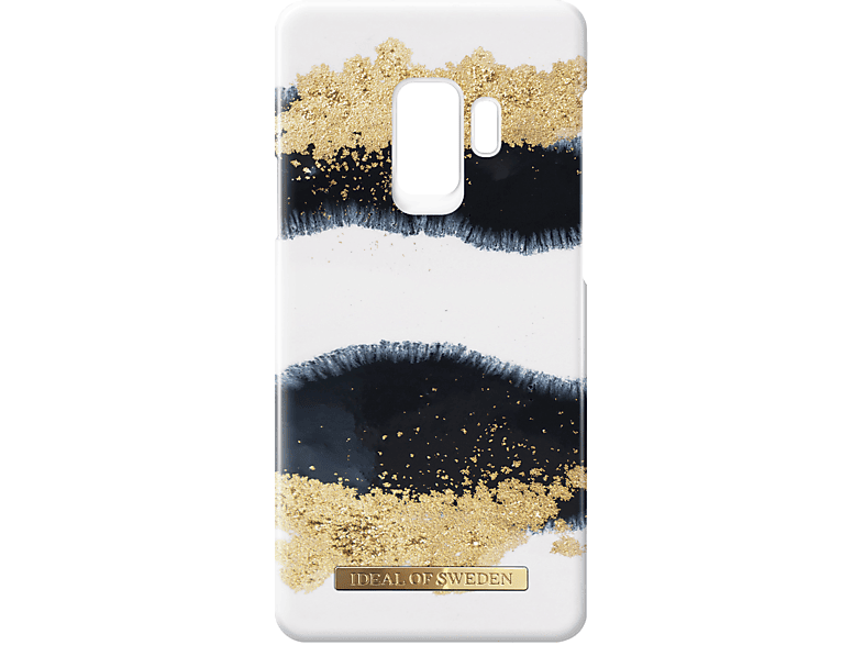 IDEAL OF SWEDEN Gleaming Licorice Series, Backcover, Samsung, Galaxy S9, Gold