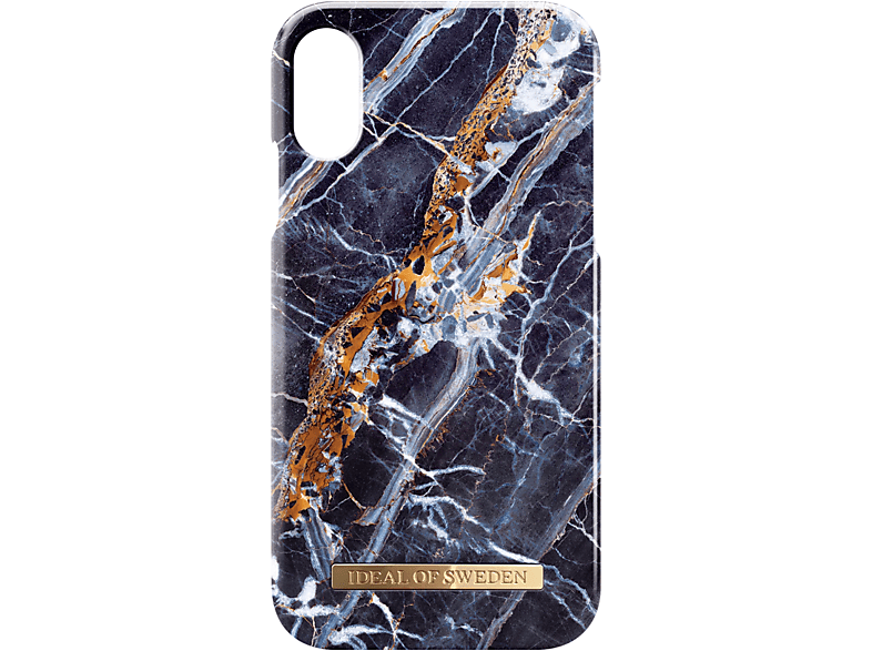 IDEAL OF SWEDEN Midnight Blue Marble Hülle Series, Backcover, Apple, iPhone XS, Blau