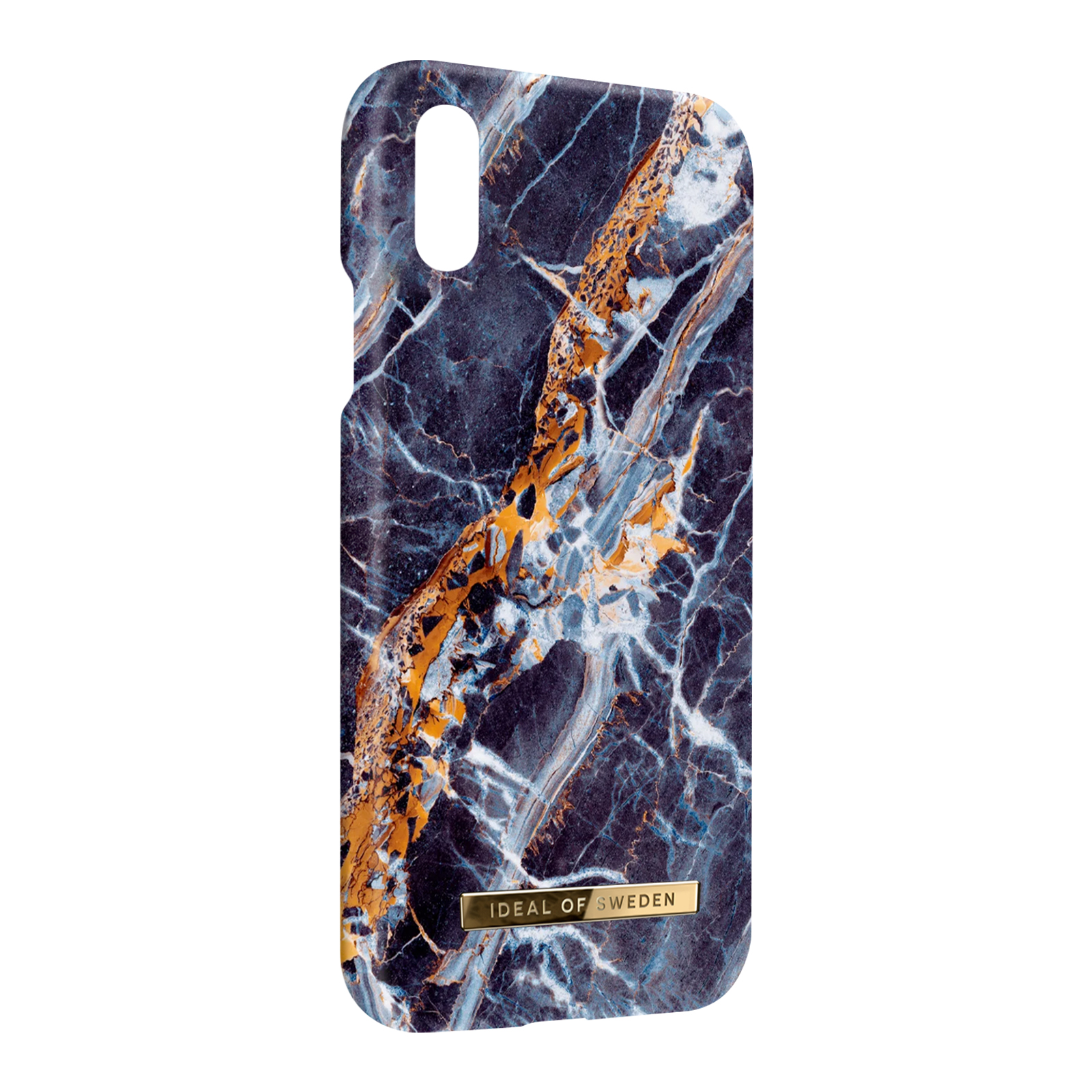 iPhone Hülle Blue IDEAL SWEDEN Marble Series, Apple, Midnight Backcover, OF XS, Blau