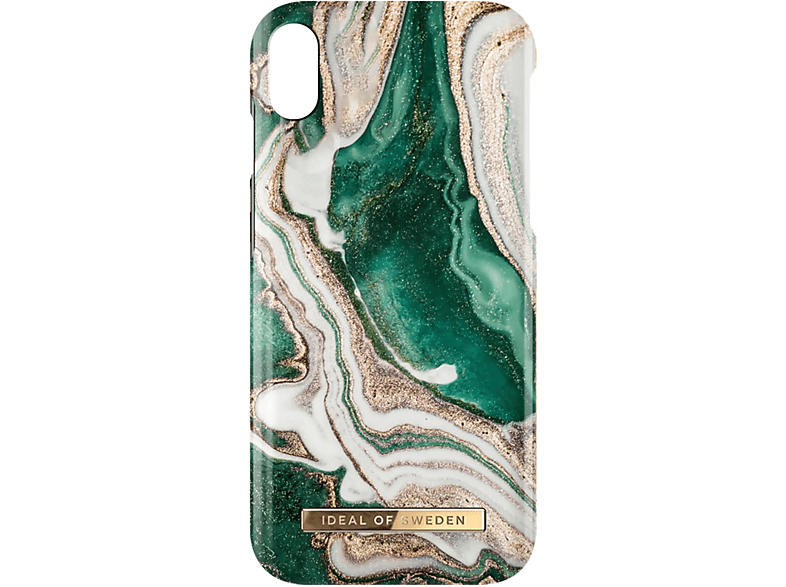 IDEAL OF SWEDEN Golden Jade Marble Hülle Series, Backcover, Apple, iPhone XR, Grün