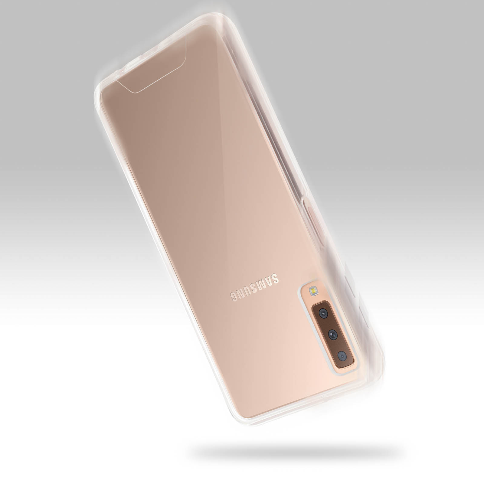 Backcover, Series, Transparent Galaxy A7 AVIZAR 2018, Bazik Samsung,