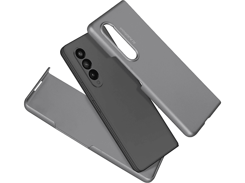 AVIZAR zwei-teilig Series, Backcover, Grau Samsung, Z 3, Fold Galaxy