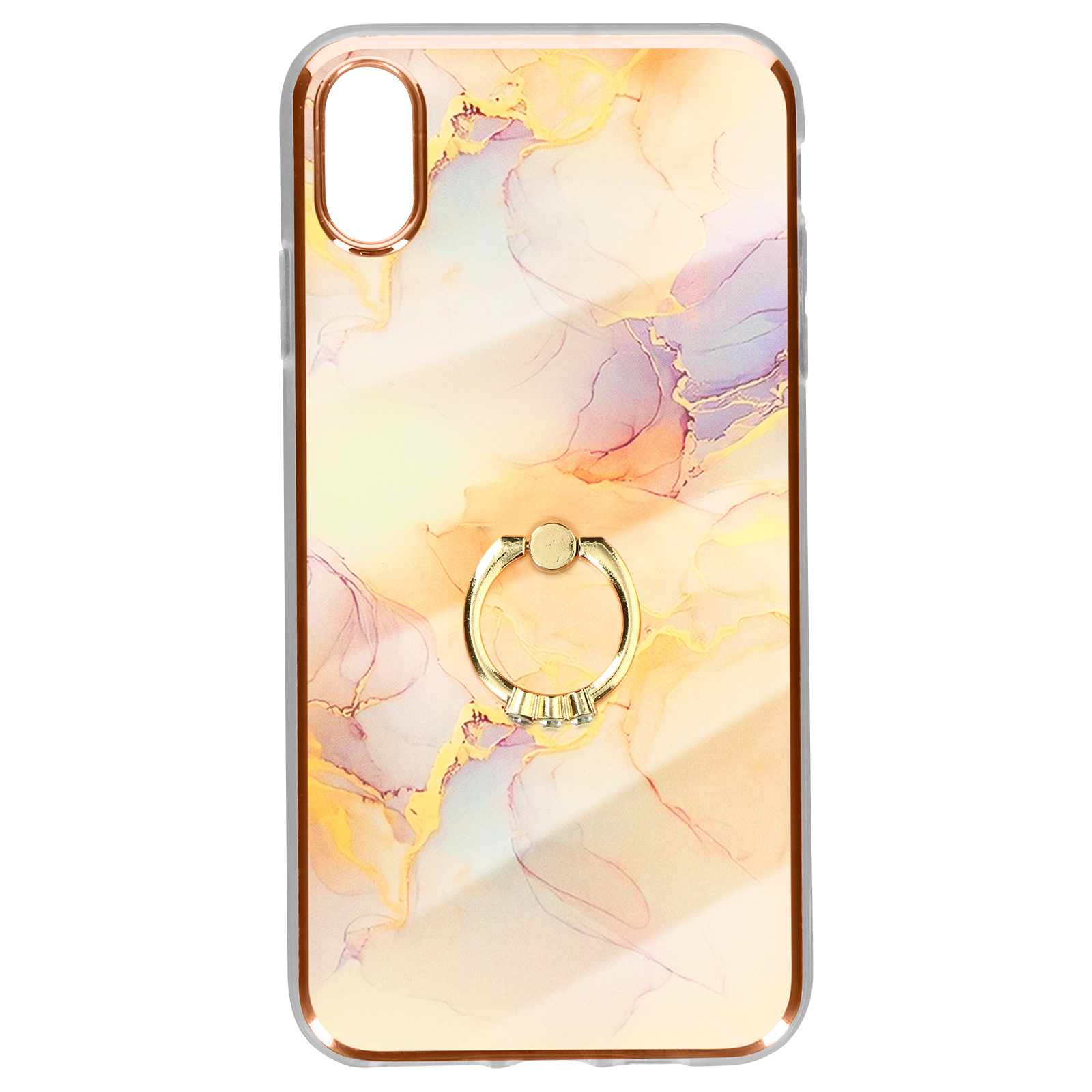 AVIZAR iPhone Series, Marmormuster Rosegold XS Apple, Max, Backcover,