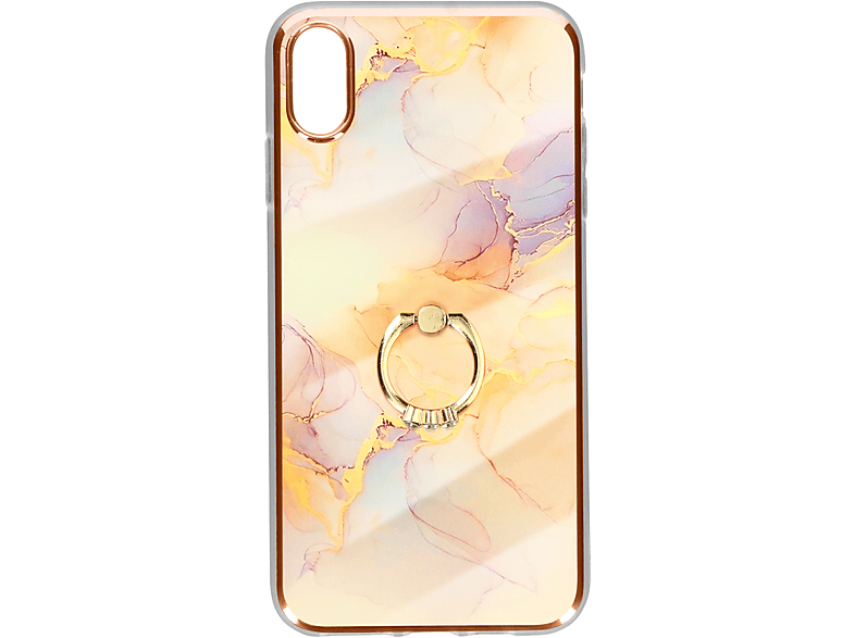 AVIZAR Marmormuster Series, Backcover, Apple, iPhone XS Max, Rosegold
