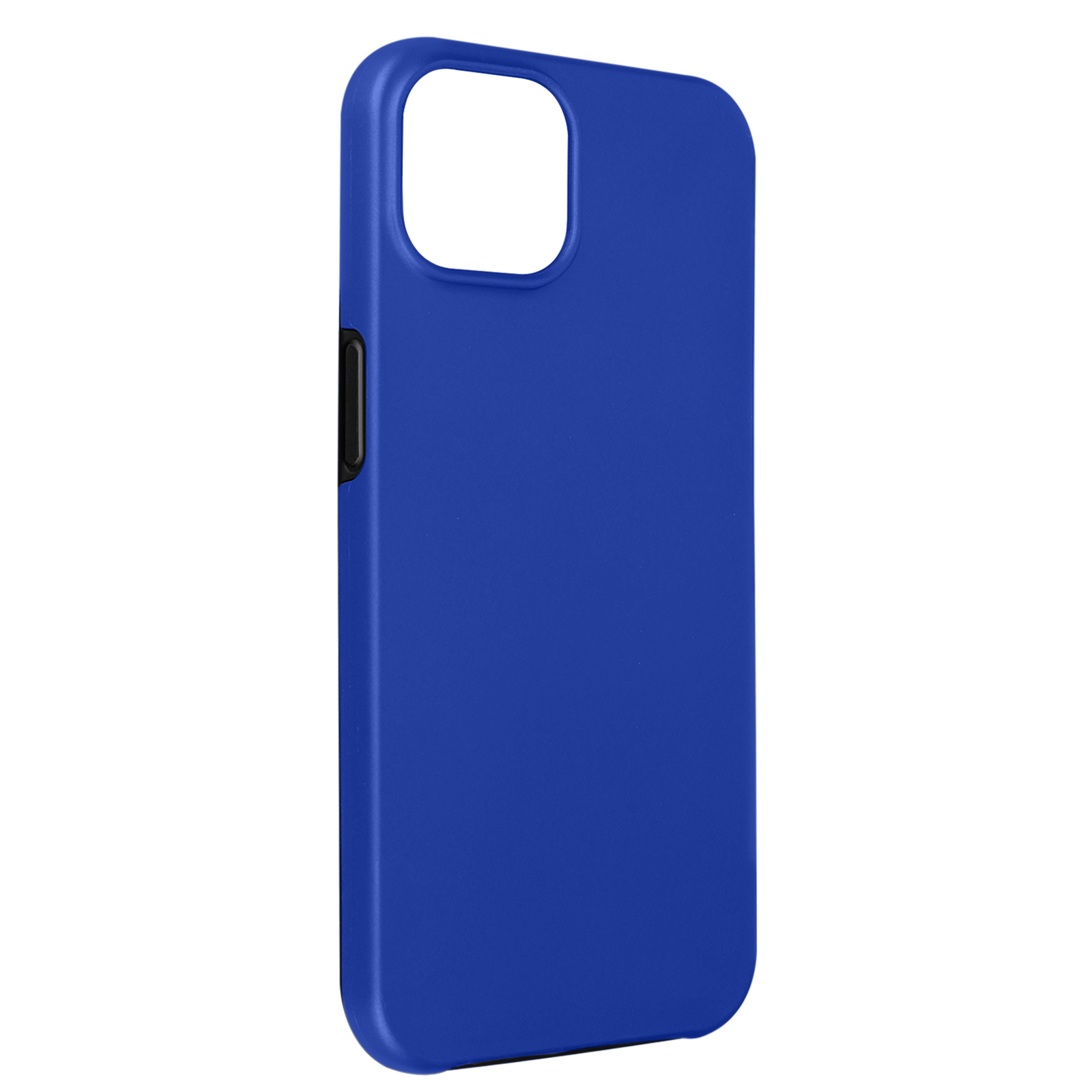 Coque de téléphone bleue, couleur unie.