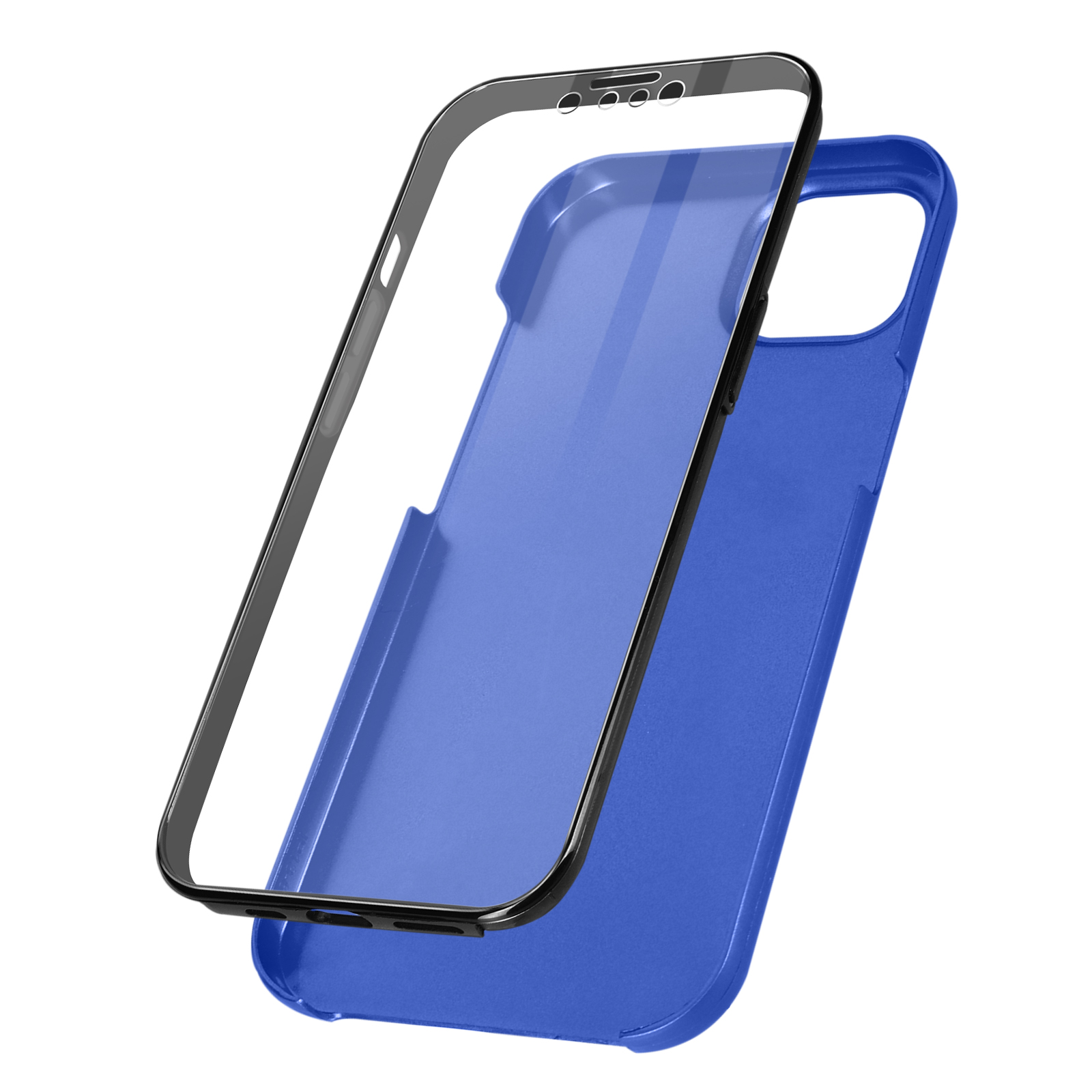 AVIZAR Rundumschutz Series, Full iPhone Cover, Blau 13 Mini, Apple
