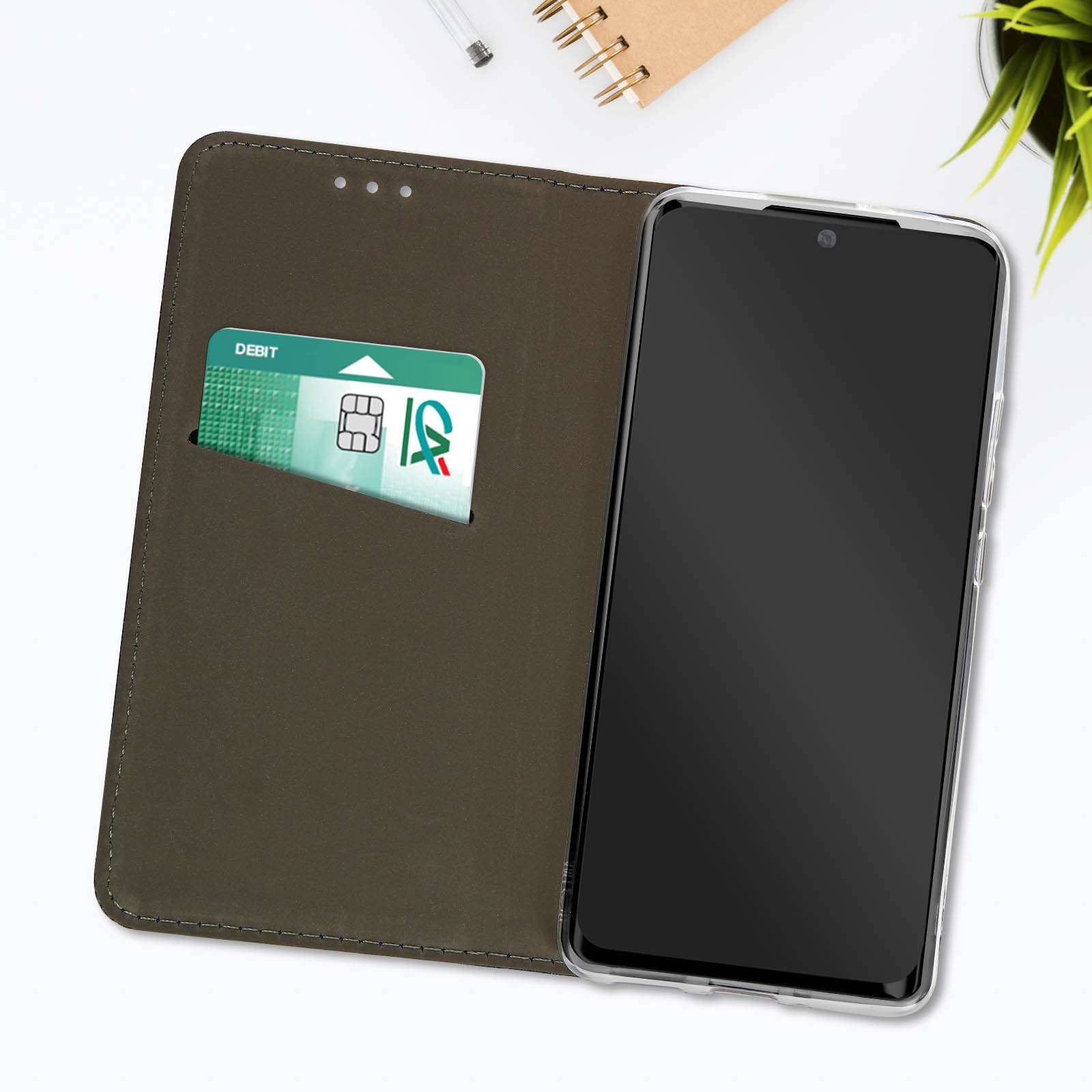 Xiaomi, Pro, Series, Smart 12 AVIZAR Bookcover, Schwarz