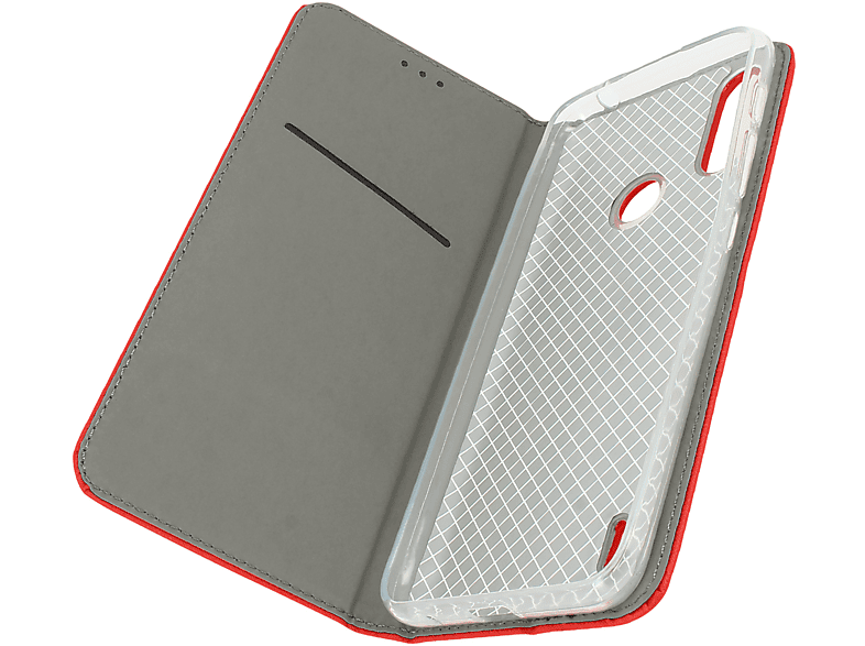 AVIZAR Smart Series, Bookcover, Motorola, Moto E7i Power, Rot