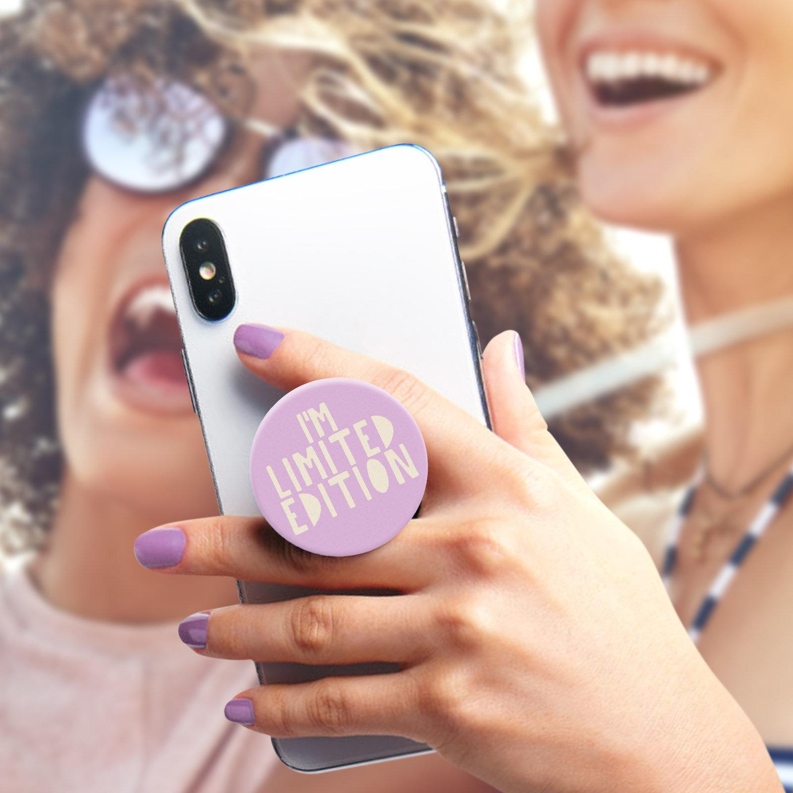 POPSOCKETS Handy-Griff mit Bunt I\'m Design PopGrip limited Edition