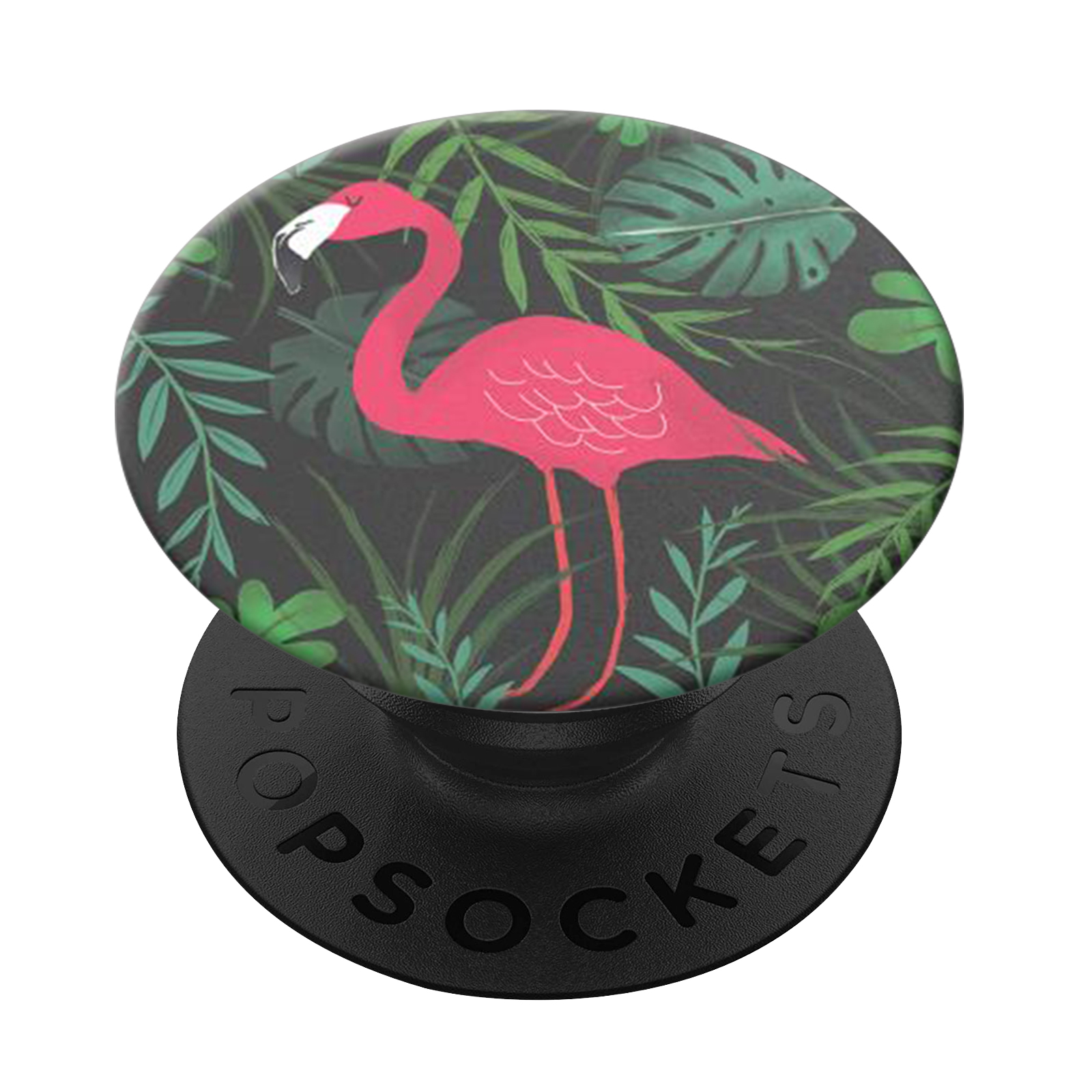 Handyhalterung POPSOCKETS Handy-Griff mit Bunt Design Flamingo