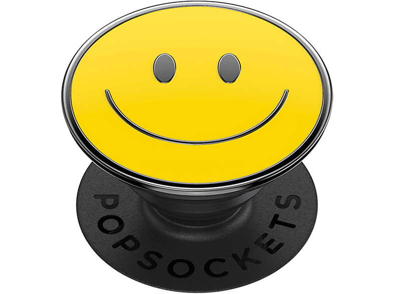 Be Design Enamel mit POPSOCKETS PopGrip Gelb Handy-Griff Happy