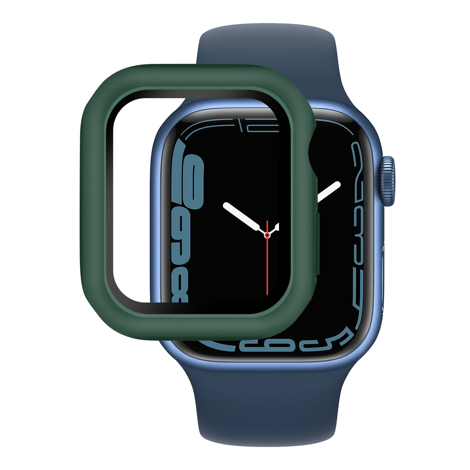AVIZAR harte Schutzhülle, Full Apple Grün Watch Apple, 7, Cover, Series