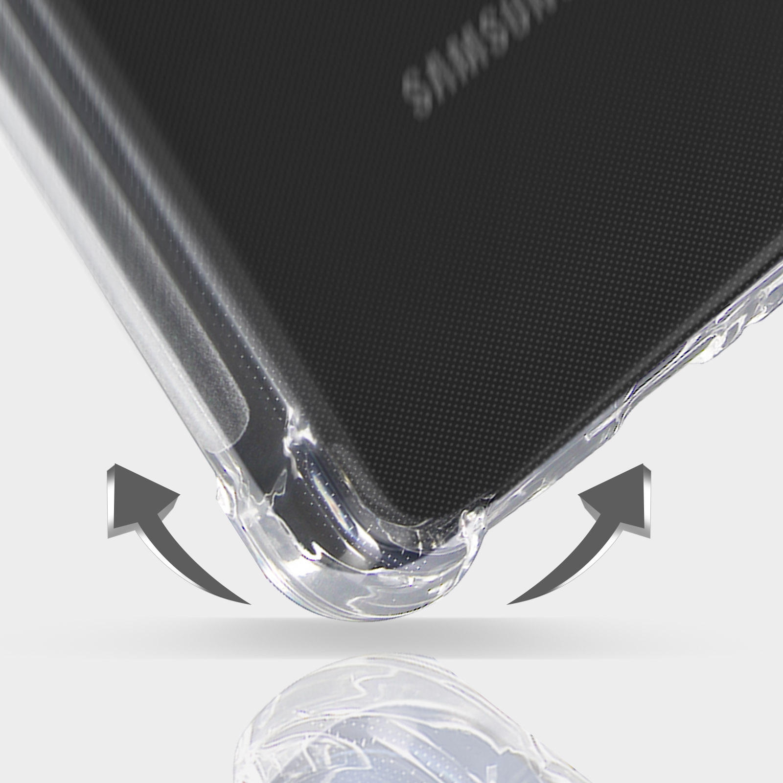 AKASHI Series, 5G, A22 Bumper Samsung, Backcover, Galaxy Transparent
